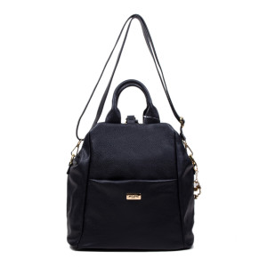 Geanta-Rucsac Piele PRETTA 8190 Neagra