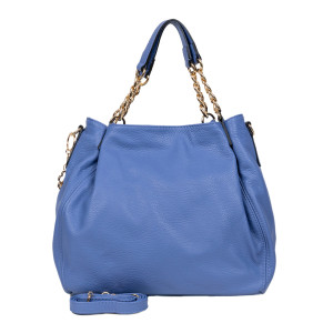 Geanta Piele PRETTA 214 Blu Indigo