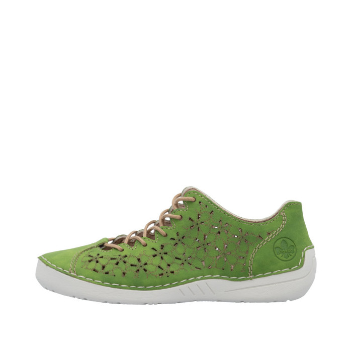 Pantofi dama RIEKER 52518-52 Verzi