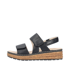 Sandale dama RIEKER 62761-00 Negre