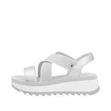 Sandale dama RIEKER W3053-90 Argintii