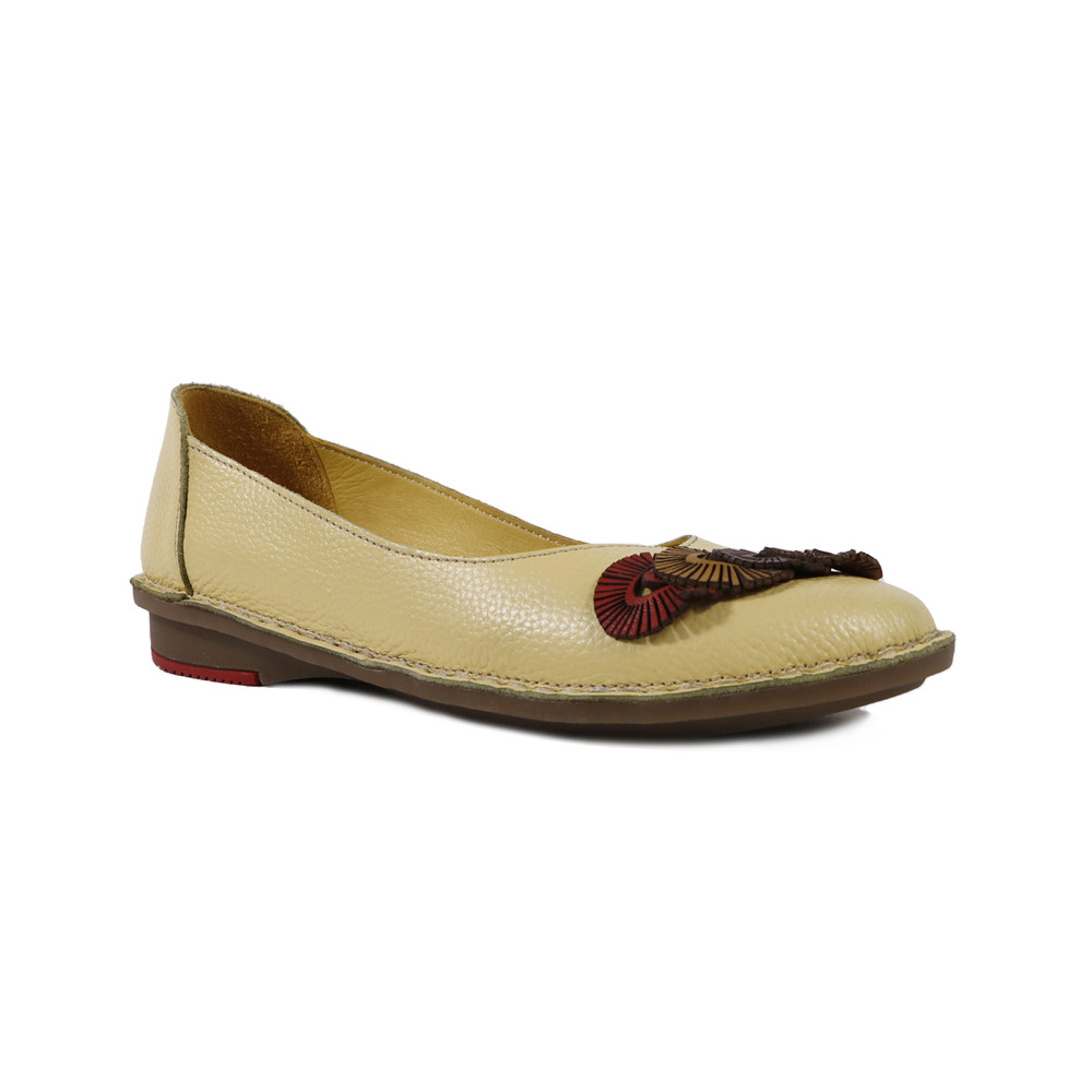 Pantofi dama POMP 0171-8958G Galbeni