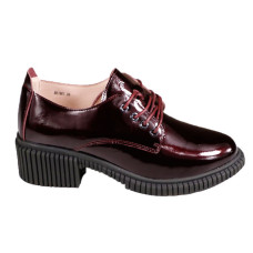 Pantofi dama Pass J8B21601 23-L Bordo