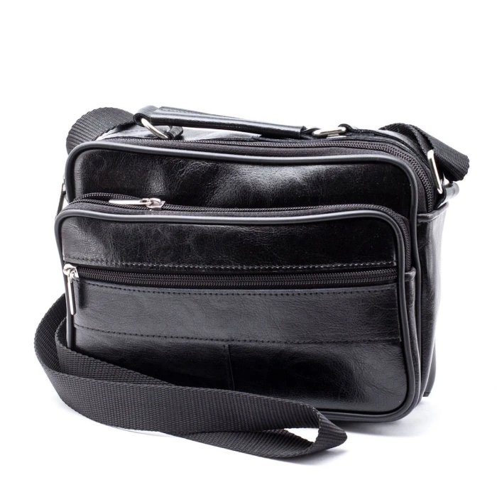Geanta barbati piele Elegant 30 P negru